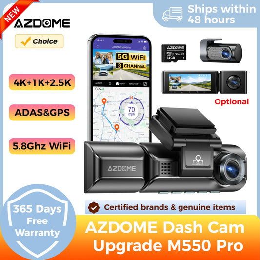 AZDOME M550 Pro 4K Dash Cam