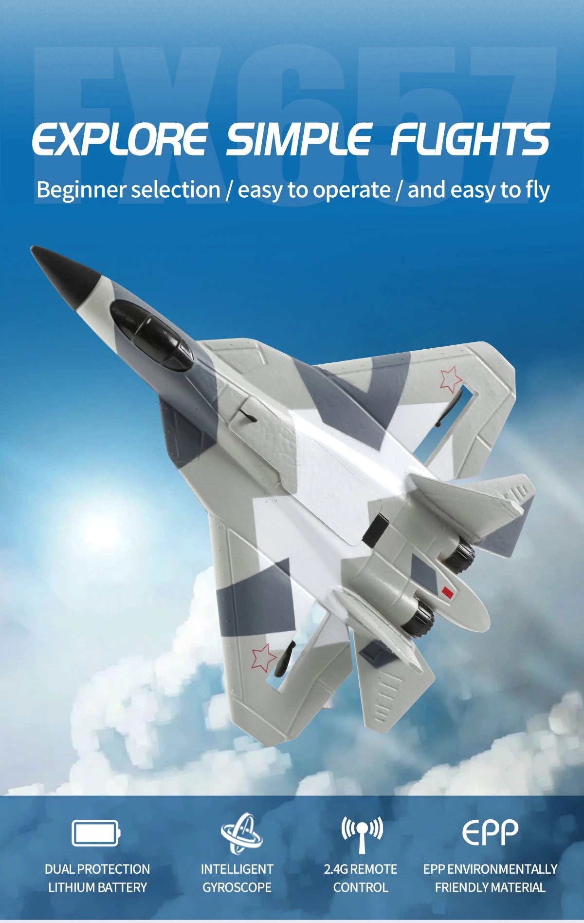 SU35 Remote Control Foam Airplane | Ready to Fly